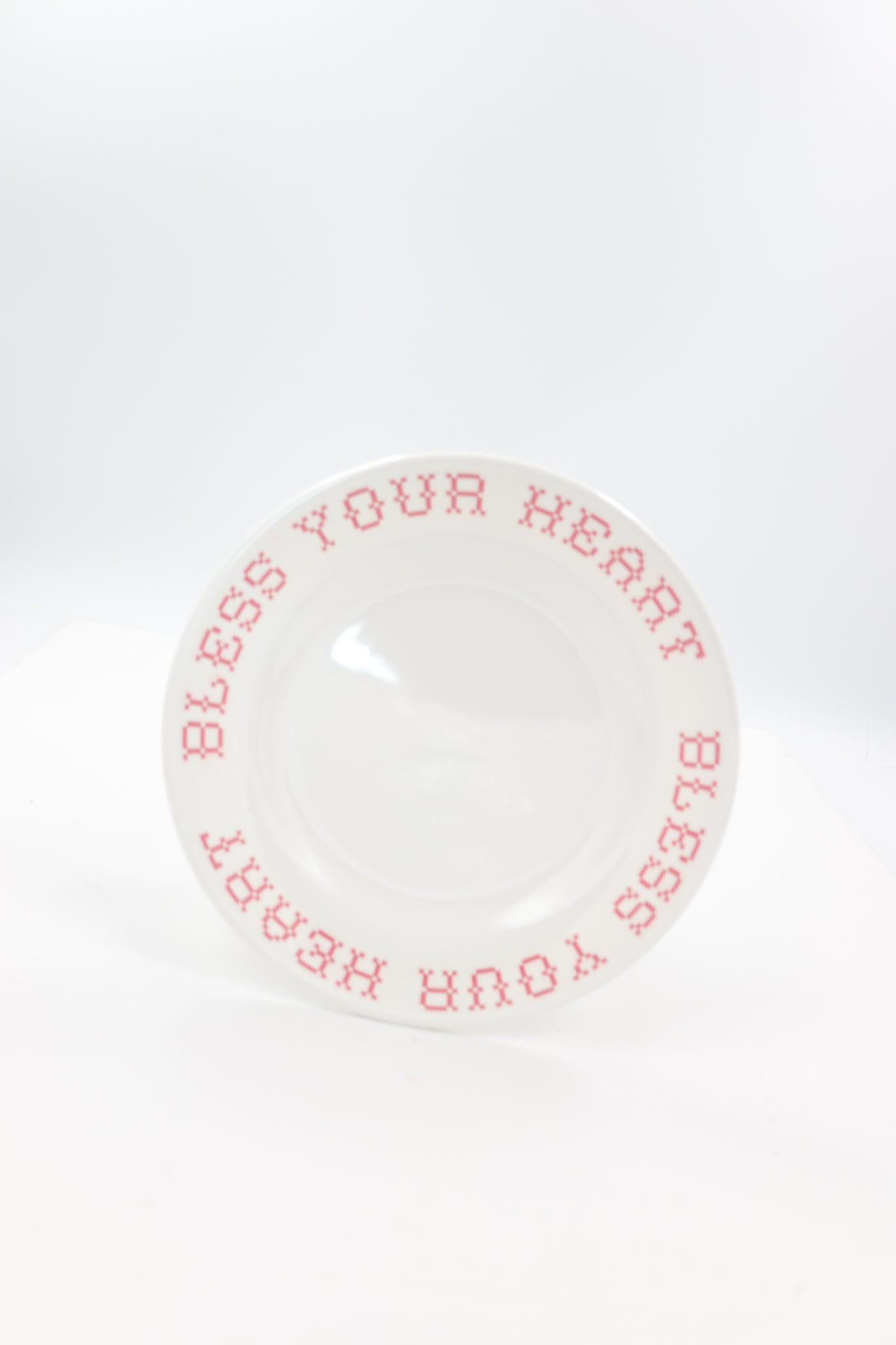 "Bless Your Heart " MEDIUM Melamine Salad Plate