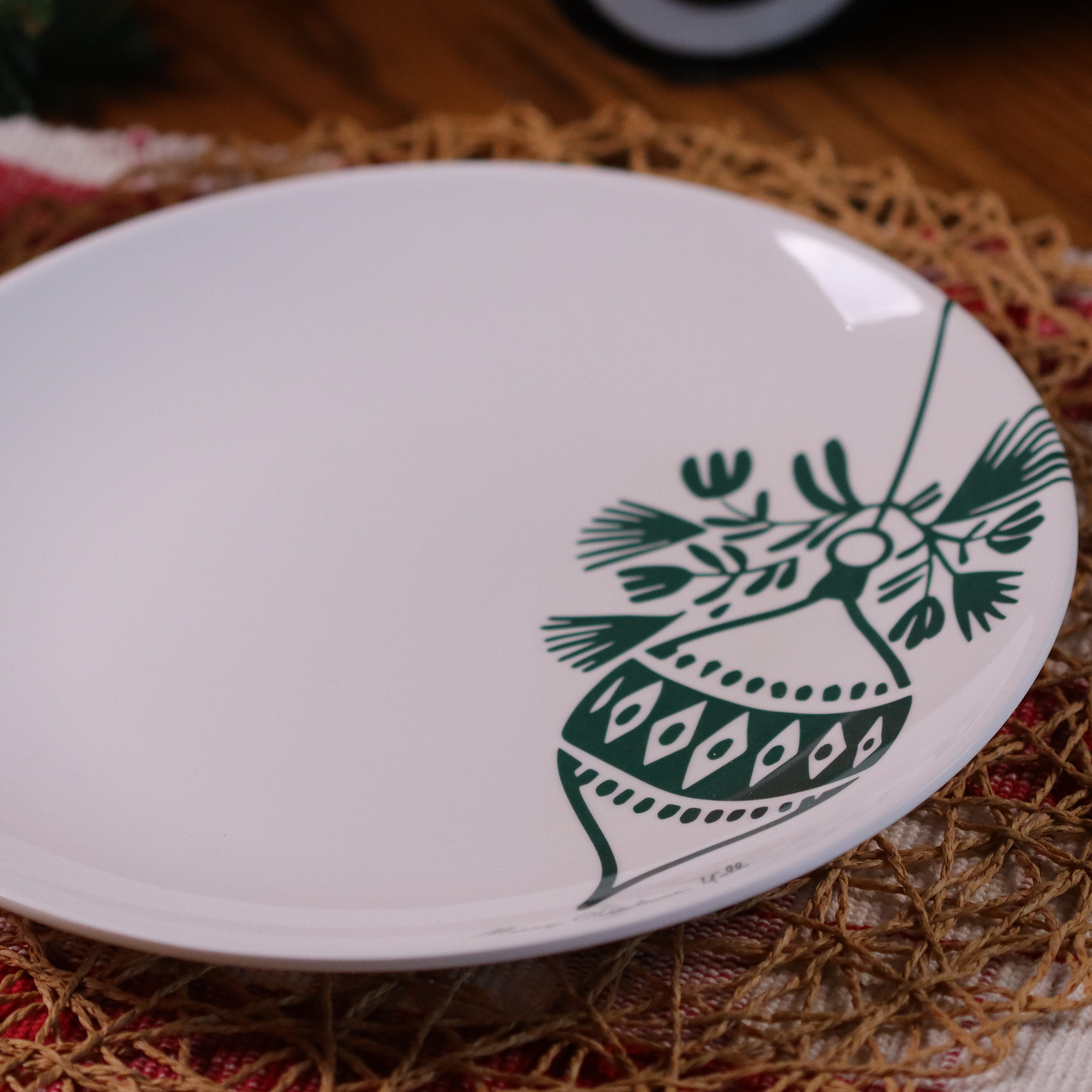 "Merry Christmas Y'all" MELAMINE Large Ornament Plates