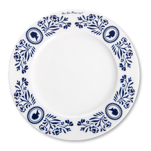 "How's Your Momma 'n 'em?" Porcelain Dinner Plate