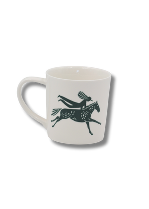 "Hold your Horses" 14 oz. Porcelain Mug