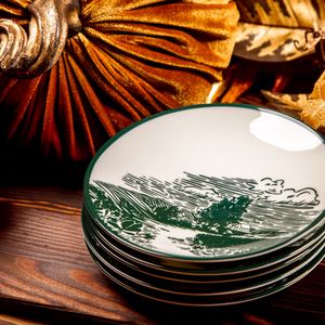 "Over Yonder" Porcelain Canapé Plate