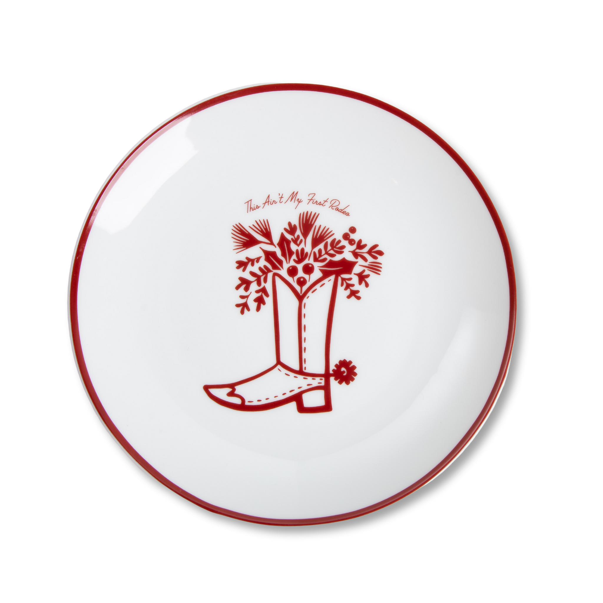 "This Ain't My First Rodeo" Porcelain Salad Plate