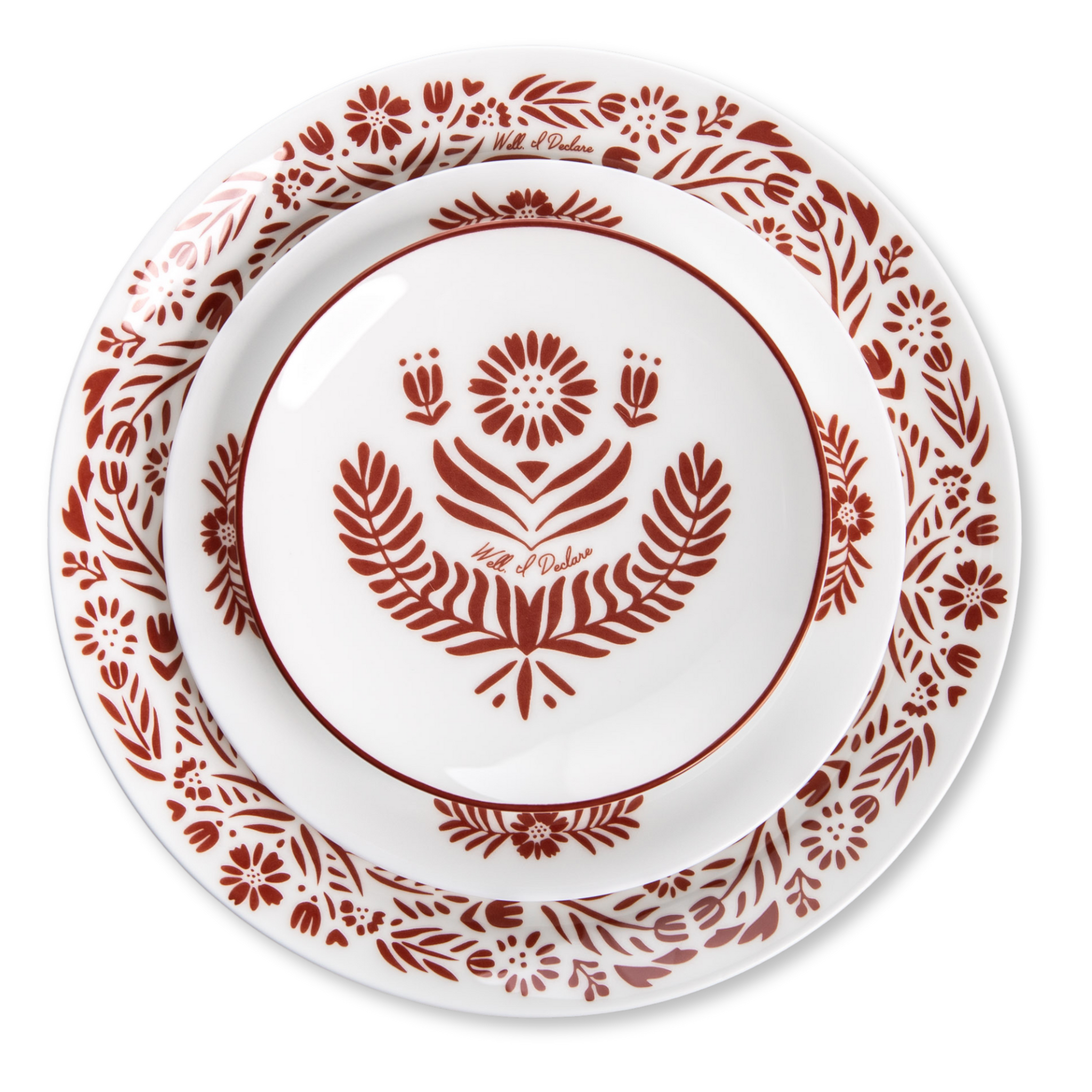 "Well, I Declare" Porcelain Dinner Plate