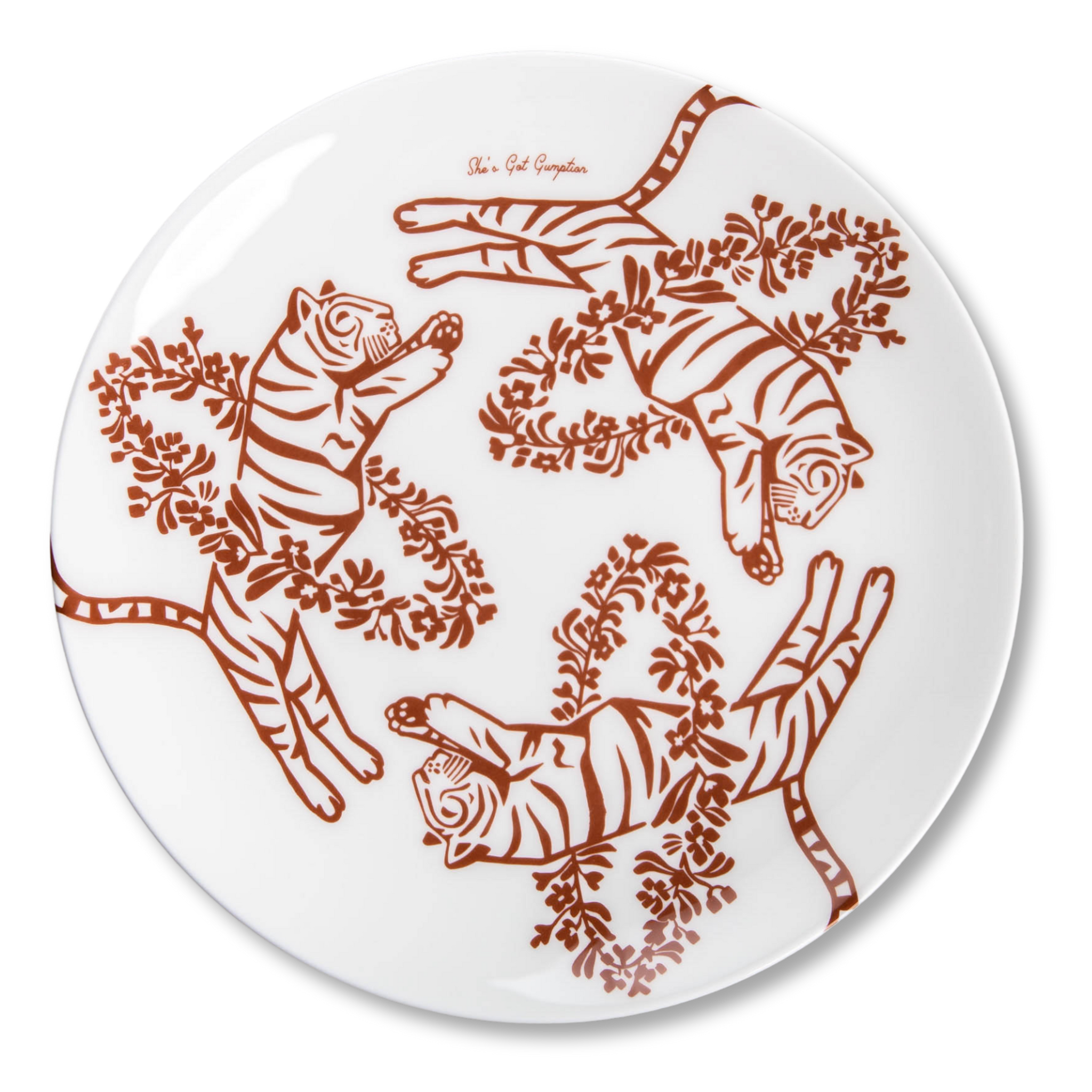 "She's Got Gumption" Porcelain Dinner Plate