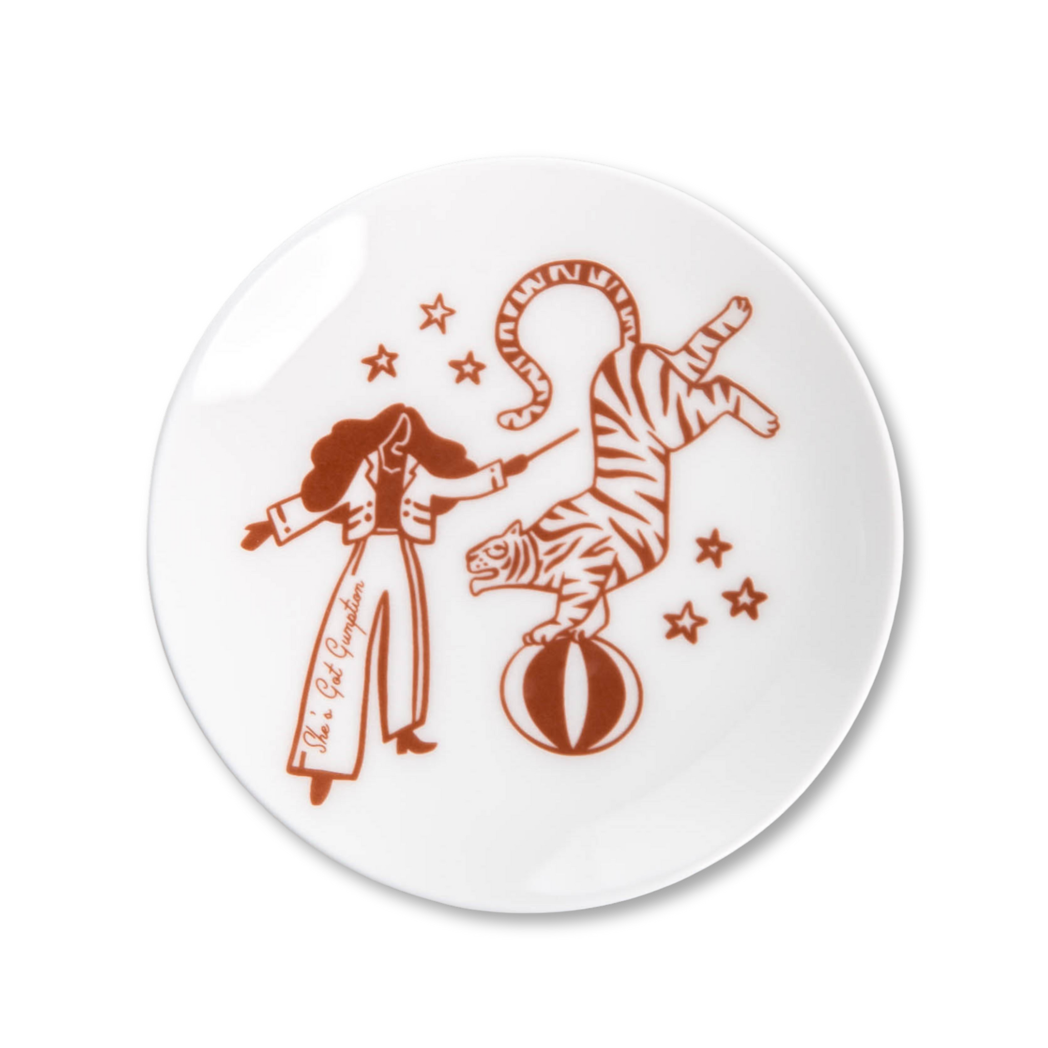 "She's Got Gumption" Porcelain Canapè Plate