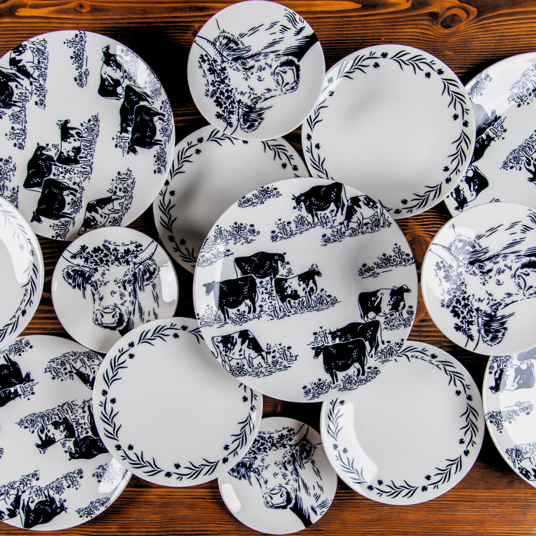 " 'til the Cows Come Home" Porcelain Dinner Plate