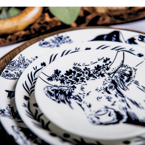 " 'til the Cows Come Home" Porcelain Dinner Plate