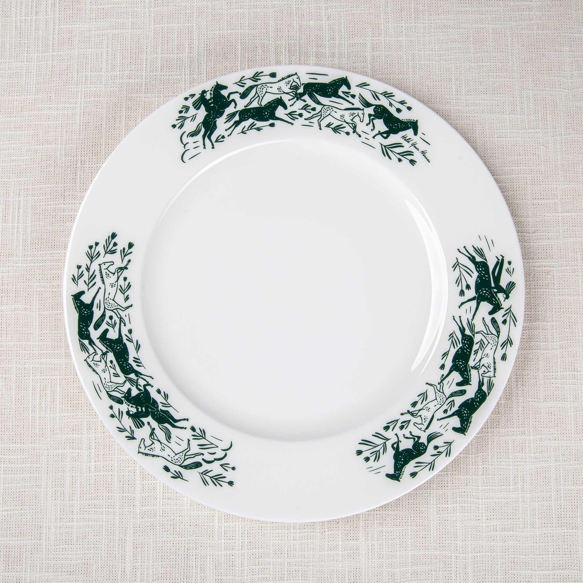 Hold Your Horses Dinner Plate