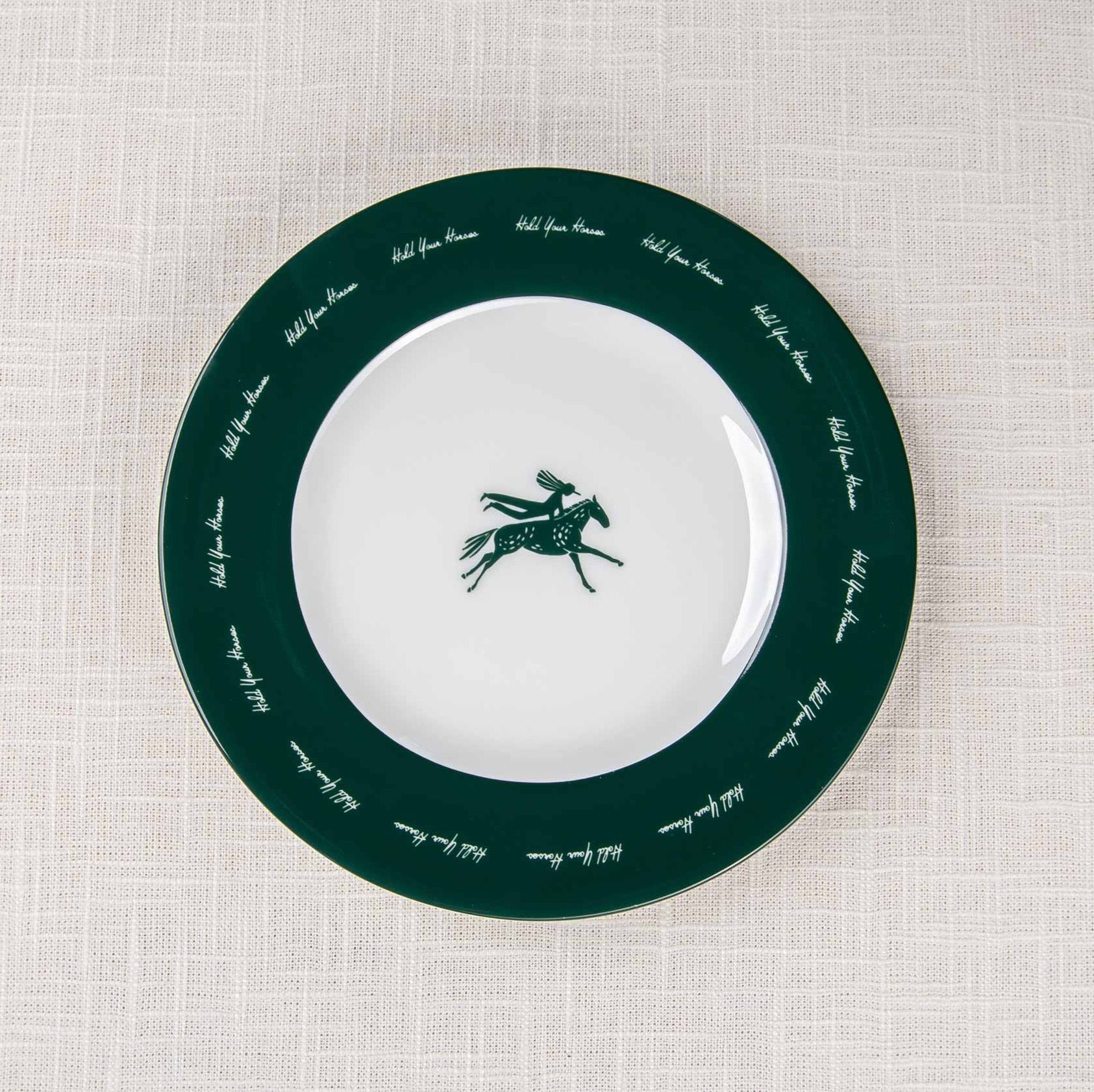 Hold Your Horses Salad Plate