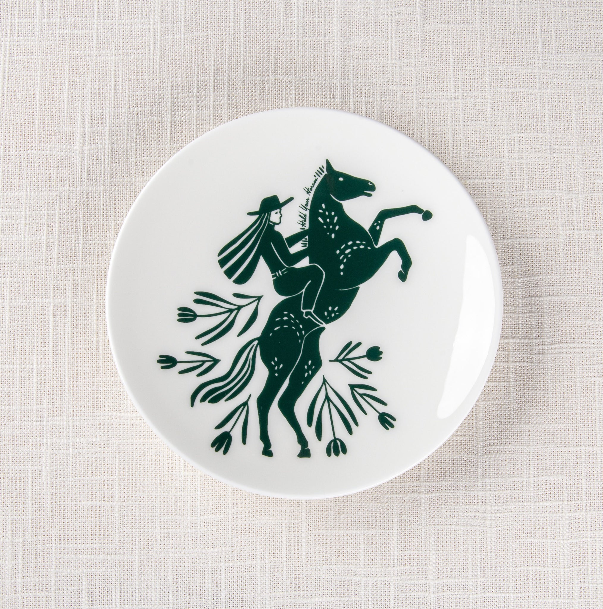 Hold Your Horses Canapé Plate